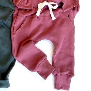 Little Bipsy Joggers Plum NWT 4T-5T